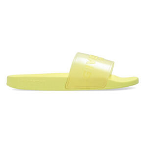 Givenchy Mens Pool Flat Fluo Neon Yellow PVC Rubber Sandal Slide Slip On 42 9